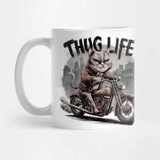 Thug Life Chopper Cat Fan Art Mug